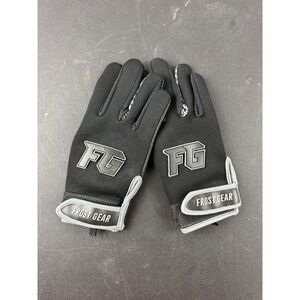 Frost Gear Cold Weather Baseball Batting Gloves Black Grey Mens Medium FG